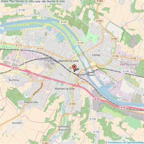 Plan de Mantes-la-Jolie