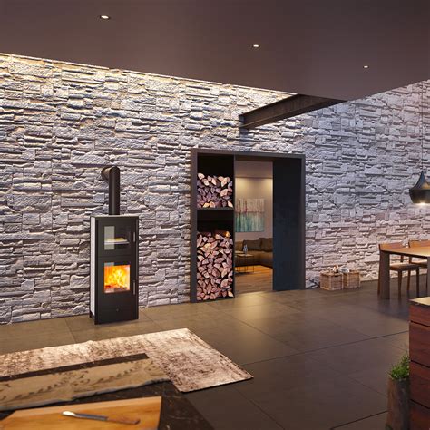 Poêle à bois Rika installé par Philippe Bourbon