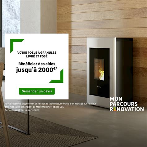 Poêle à granulés installé par Sarl Seguin et Fils