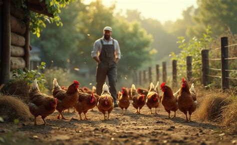 Poules élevées en plein air