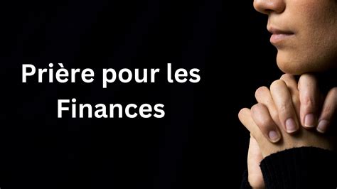 Prière pour les finances