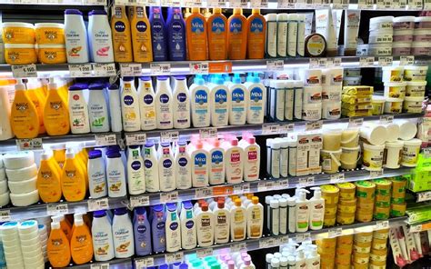 Produits de beauté au lait