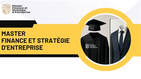 Programme du Master Finance et Stratégie