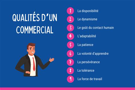 Qualités d'un bon commercial