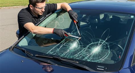 Réparation d'un pare-brise