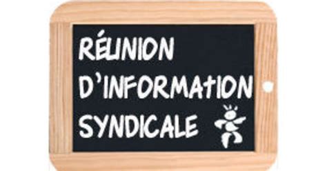 Réunion syndicale