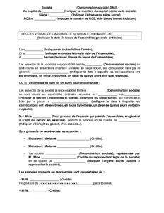 Révocation d'un gérant de SARL