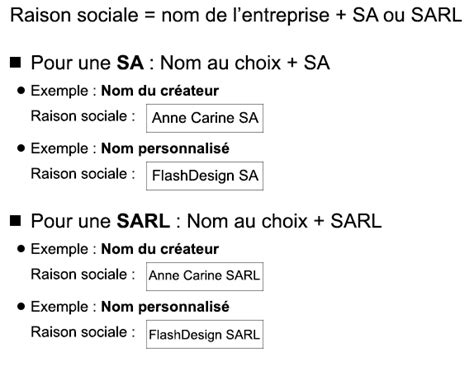 Raison sociale auto entrepreneur