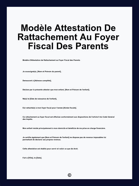 Rattachement fiscal enfant majeur