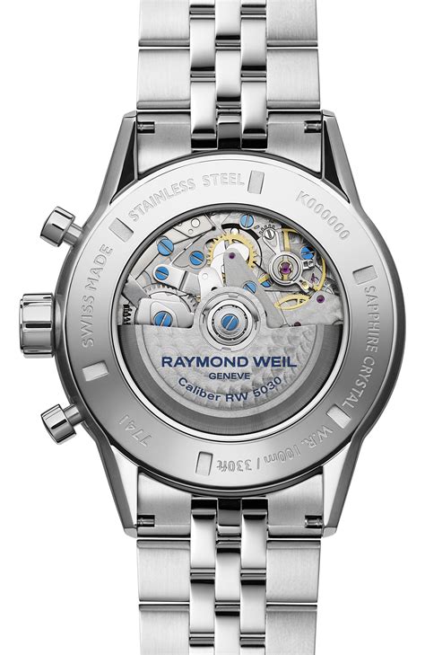 Raymond Weil Freelancer Chronographe Acier Cuir