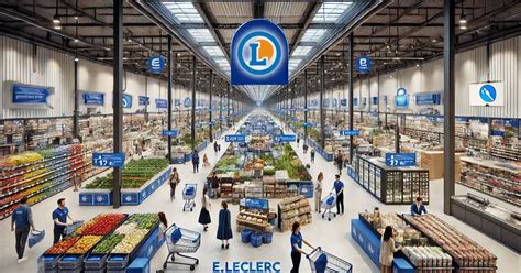 Rayons du magasin Leclerc