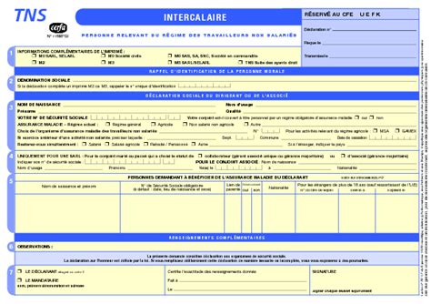 Remplir le Formulaire TNS