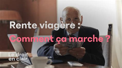 Rente Viagère : Comment ça marche
