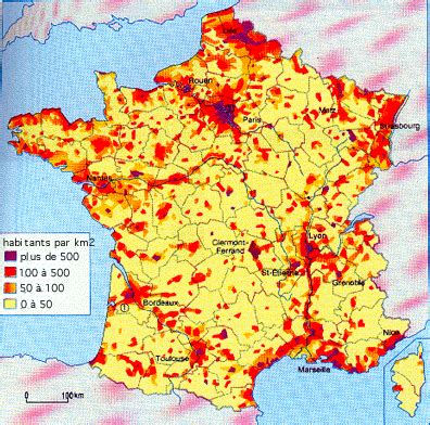 Repartition population francaise