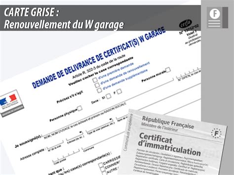 Restrictions du W Garage