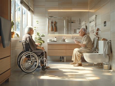 Salle de bain adaptée aux seniors