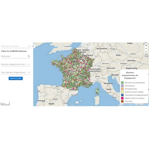 Schéma de la Base Permanente des Équipements