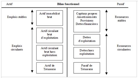 Schéma du bilan fonctionnel