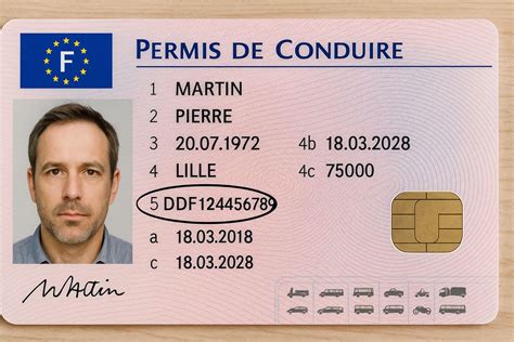 Schéma du processus d'obtention du permis de conduire