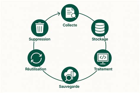 Schéma du processus de collecte et d'utilisation des données de l'état civil par l'INSEE