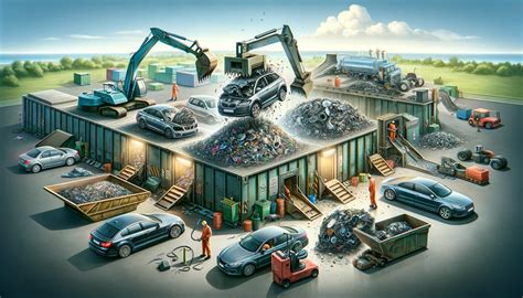 Schéma du recyclage automobile