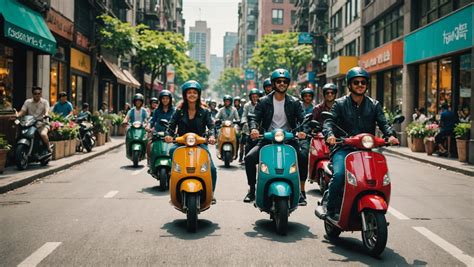 Scooter en ville