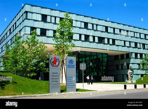 Siège de l’Organisation mondiale de la santé, à Genève (Suisse).