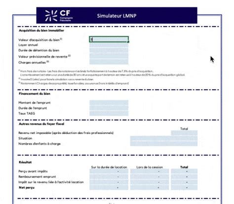 Simulateur LMNP Gratuit
