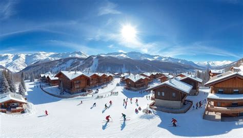 Stations de ski dans les Alpes