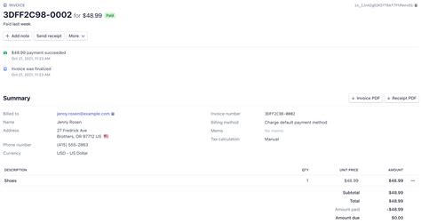 Stripe Tax Example