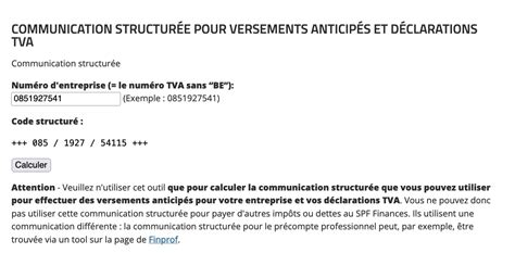 Structure TVA