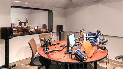 Studio d'enregistrement radio