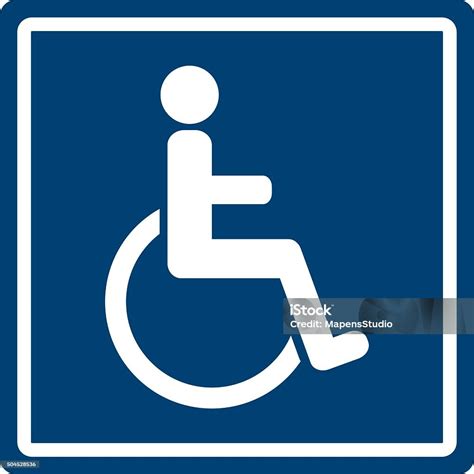 Symbole d'accessibilité pour personnes à mobilité réduite