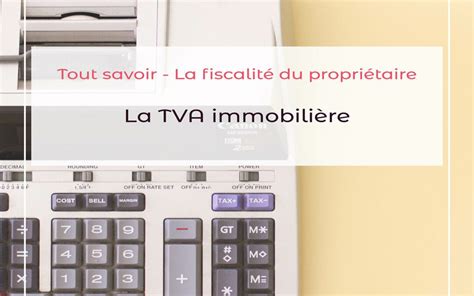 TVA immobilier