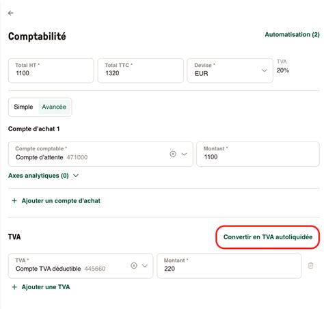TVA sur pièces auto