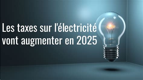 Taxes sur l'électricité