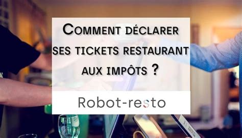 Tickets Restaurant et Impôts