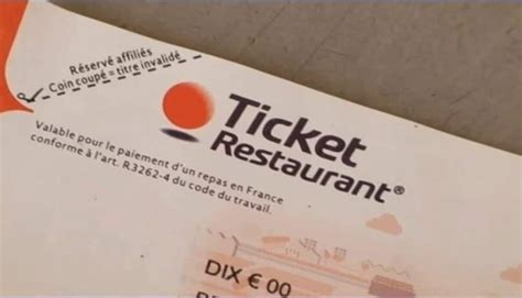 Tickets restaurant