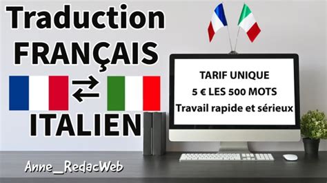 Traduction Français Italien