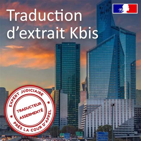 Traduction Kbis