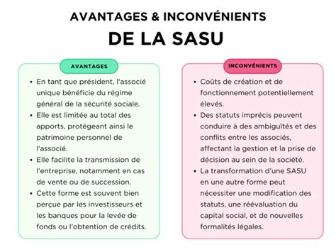 Transformation SARL en SASU Avantages