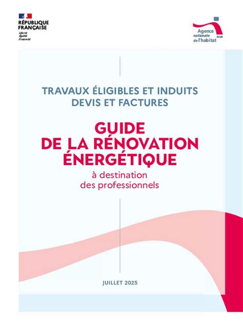 Travaux éligibles