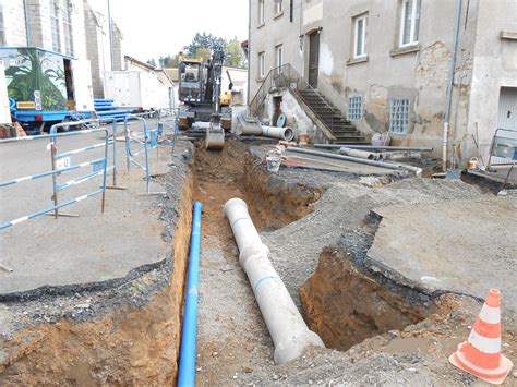 Travaux d'assainissement