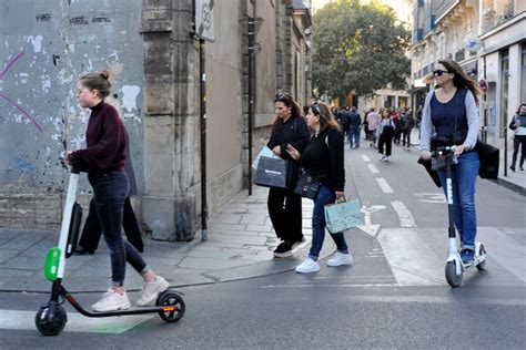 Trottinettes électriques en ville