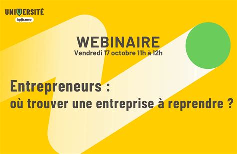 Trouver une entreprise à reprendre