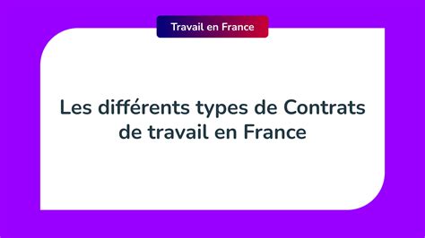 Types de contrats de franchise