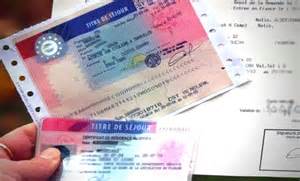 Types de titres de séjour en France