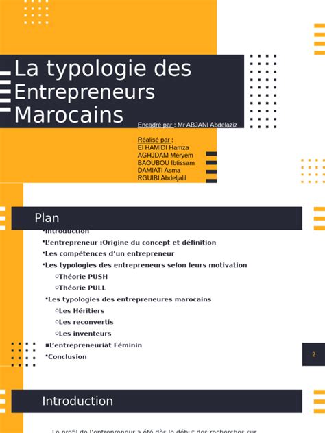 Typologie des Entrepreneurs