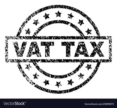 VAT Tax Stamp Vector