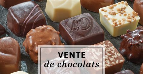 Vente de chocolats